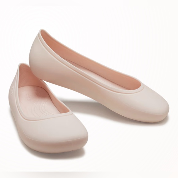 CROCS Shoes - CROCS Women's Ballet Flats in Blush Pink